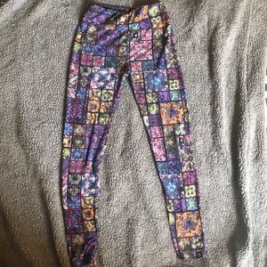 Lularoe stain glass yoga pants